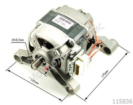 Двигатель привода ARISTON INDESIT C00115836